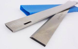 260 x 21 x 3mm Slotted HSS Resharpenable Planer Blades to suit Dewalt DW733S Machines