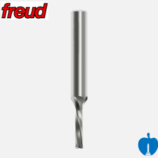 5mm Diameter x 17mm Cut Length CNC Negative Down Cut Finishing Spiral Router With 6mm Shank 2 Flute R/H Freud